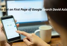 How to Get on First Page of Google Search David Aziz
