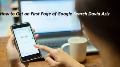 How to Get on First Page of Google Search David Aziz