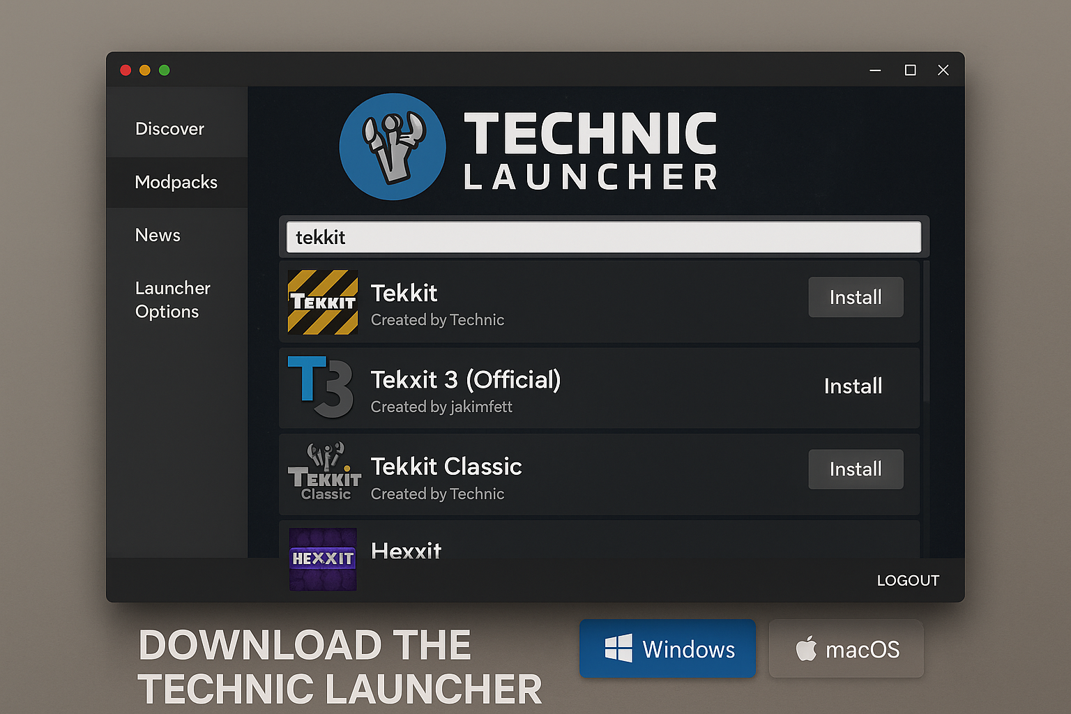 Technic Launcher