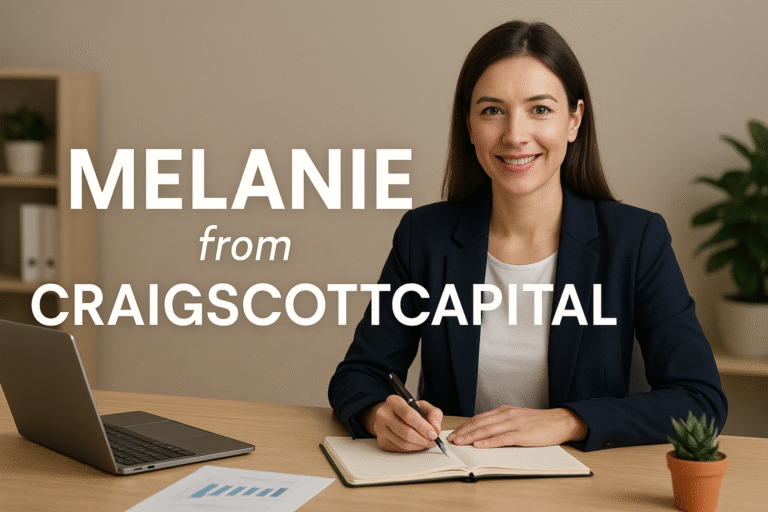 Melanie from CraigScottCapital