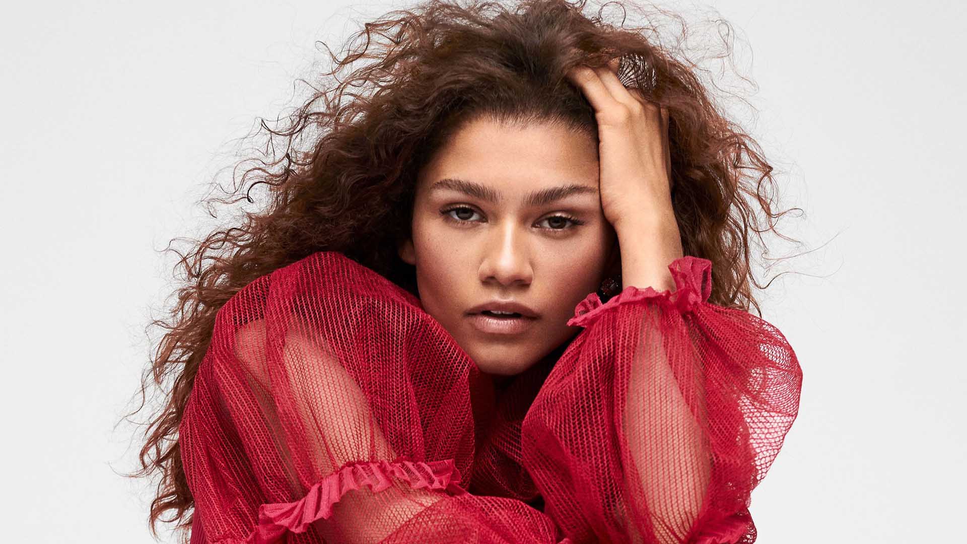 Zendaya in Red Dress