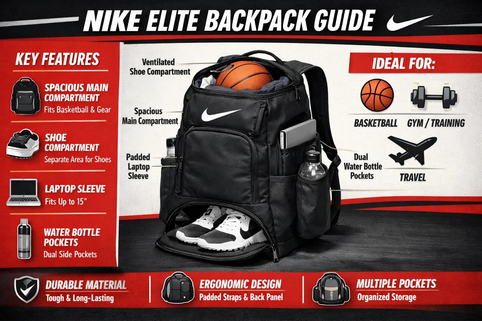 Nike Elite Backpack visual inspiration 1
