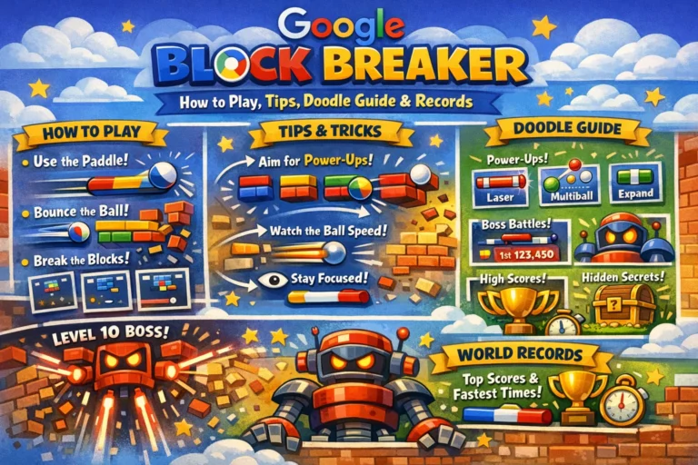Google Block Breaker