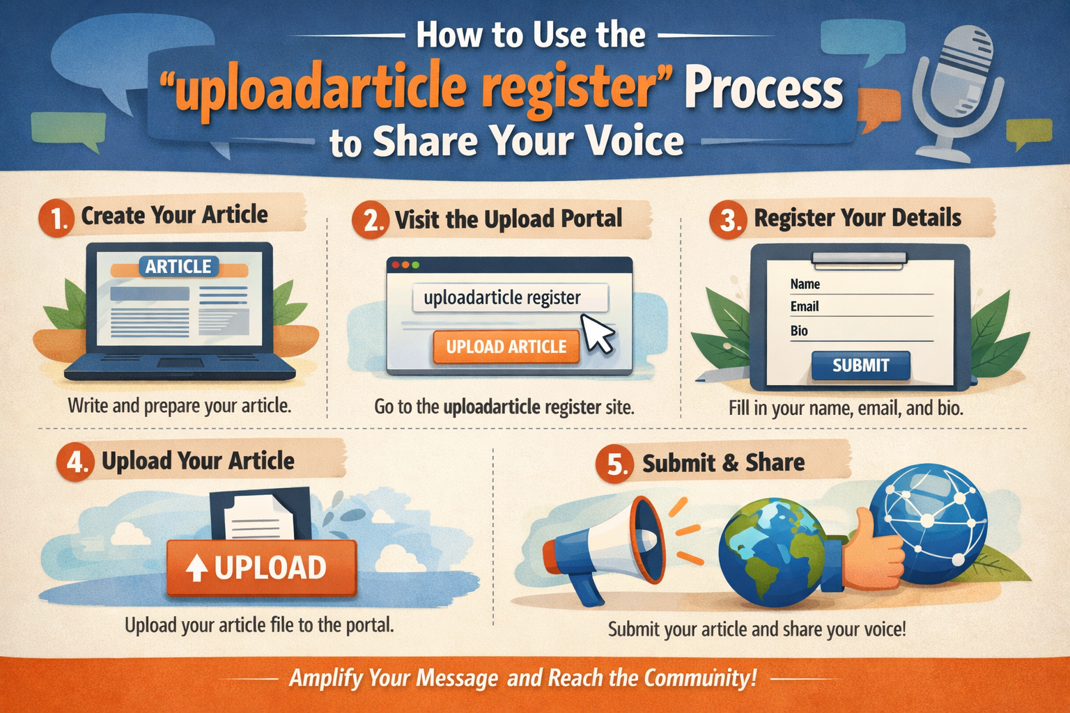 UploadArticle Account