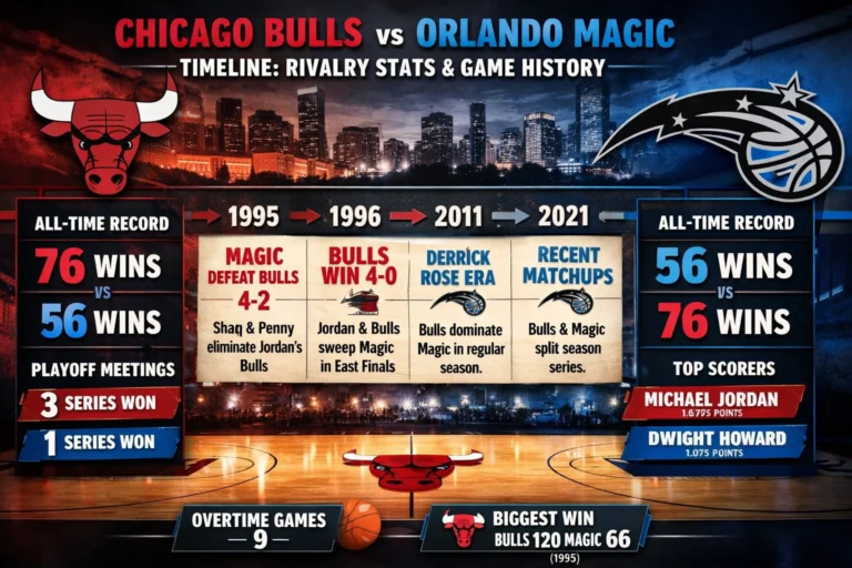Chicago Bulls vs Orlando Magic Timeline