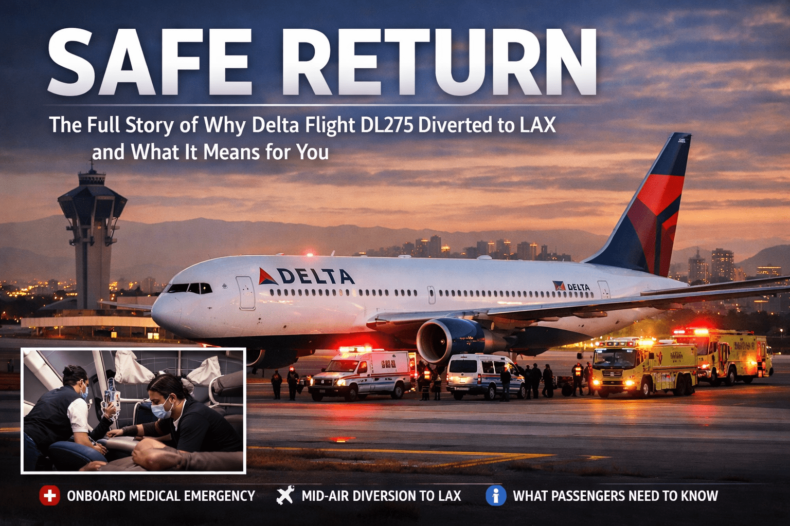 Delta flight DL275 diverted LAX