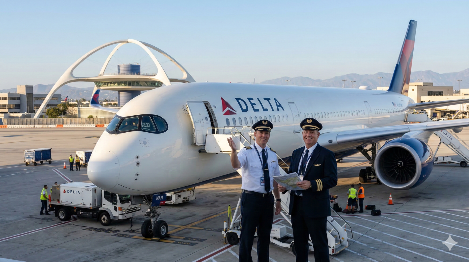 Delta Flight DL275 Diverted LAX