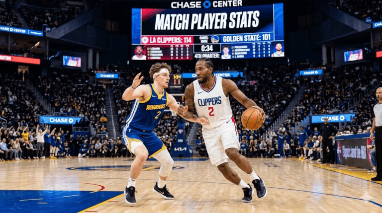 LA Clippers vs Golden State Warriors Match Player Stats
